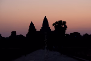 Ankor Wat at sunrise